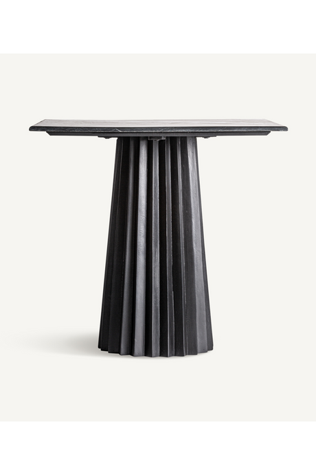   Fluted Base Wooden Bar Table | Oroa.com
