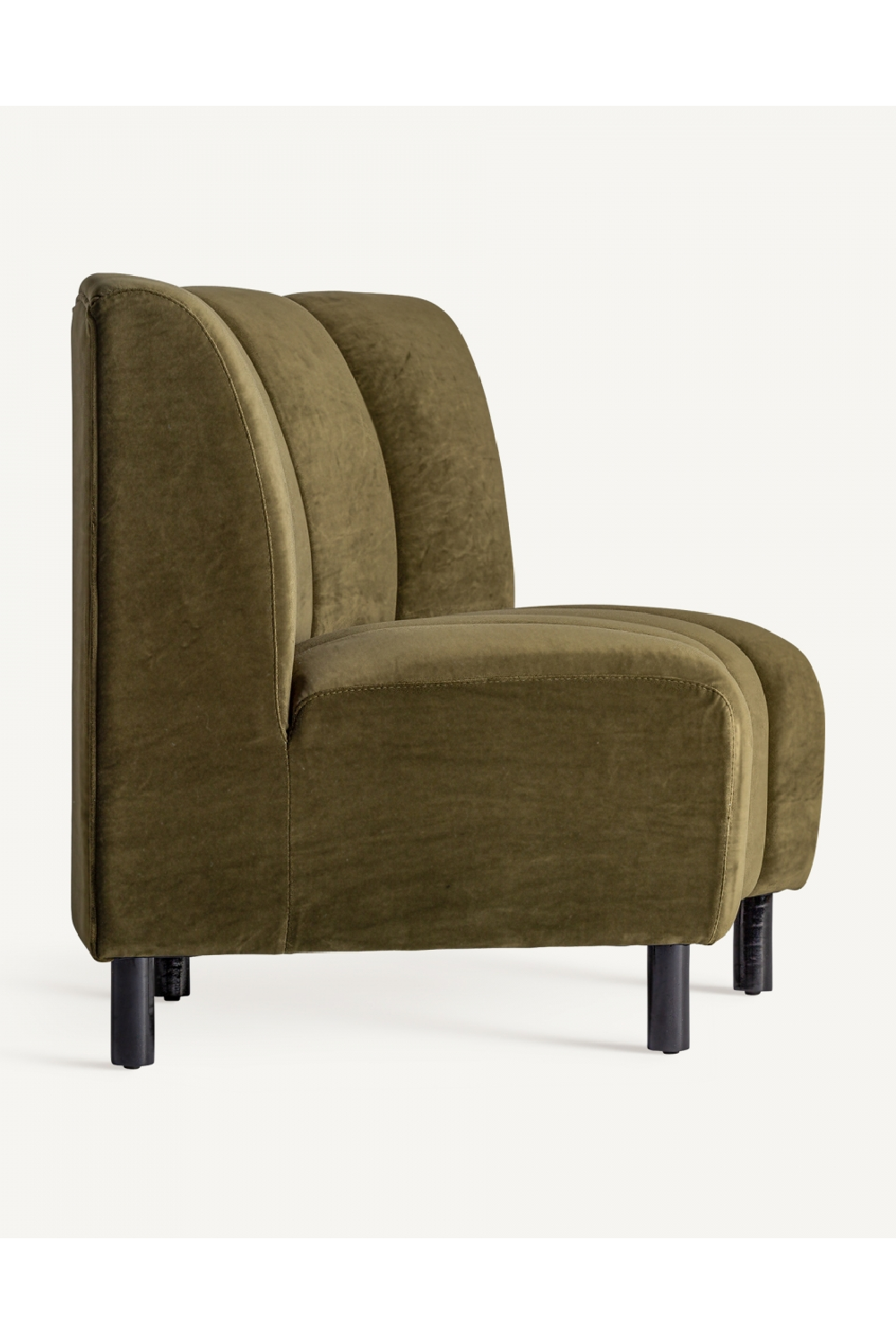   Green Velvet Corner Sofa | Oroa.com