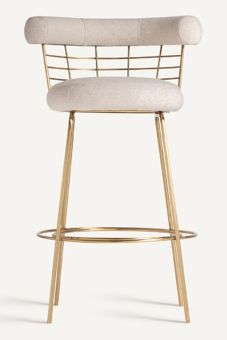   Brass Framed Counter Stool | Oroa.com