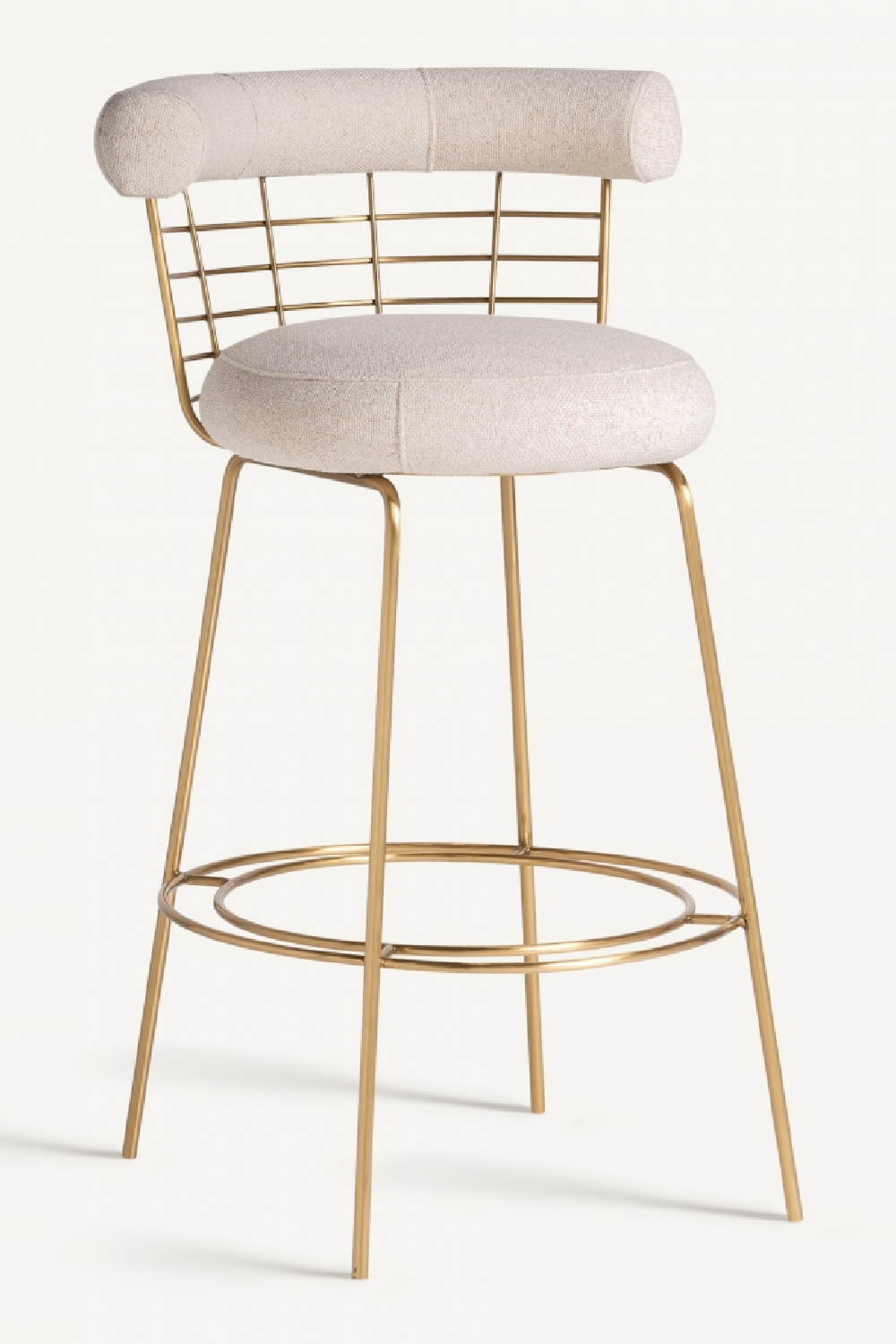   Brass Framed Counter Stool | Oroa.com