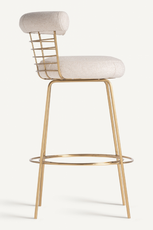   Brass Framed Counter Stool | Oroa.com