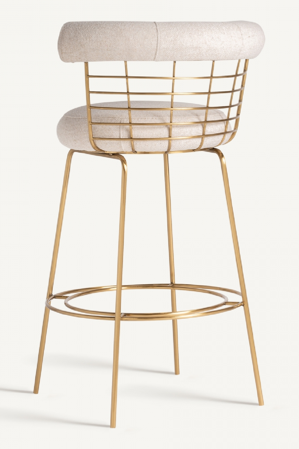   Brass Framed Counter Stool | Oroa.com