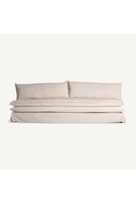   Off-White Covered Sofa | Oroa.com