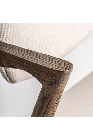   Ash Wood Beige Accent Chair | Oroa.com