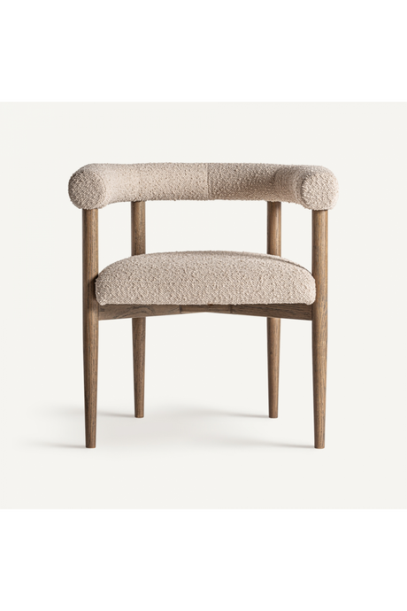   Ash Framed Curve Accent Chair | Oroa.com