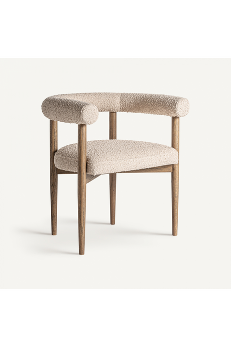   Ash Framed Curve Accent Chair | Oroa.com