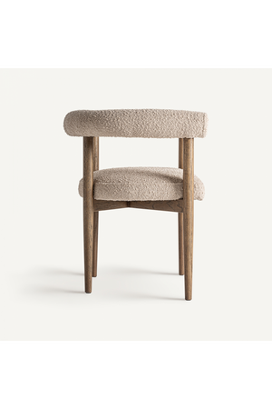   Ash Framed Curve Accent Chair | Oroa.com