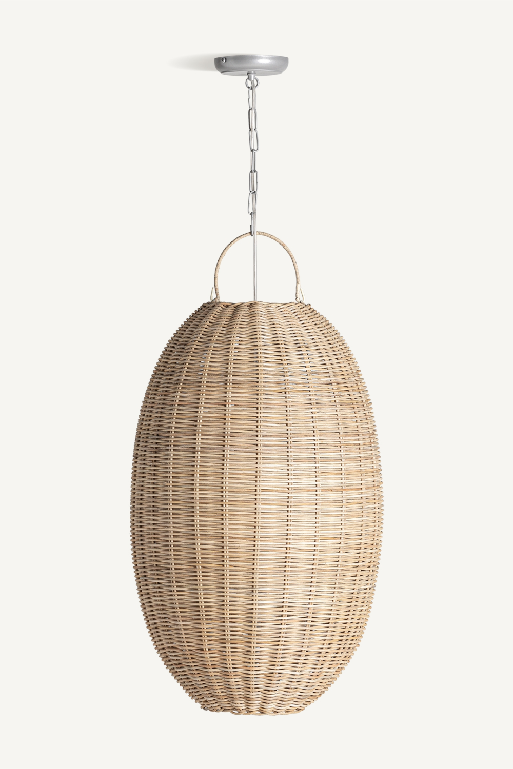   Oval Rattan Hanging Lamp M | Oroa.com
