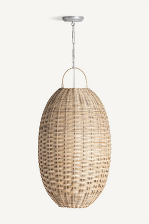   Oval Rattan Hanging Lamp M | Oroa.com