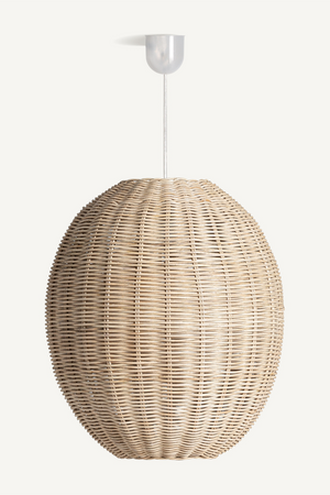   Oval Rattan Hanging Lamp M | Oroa.com