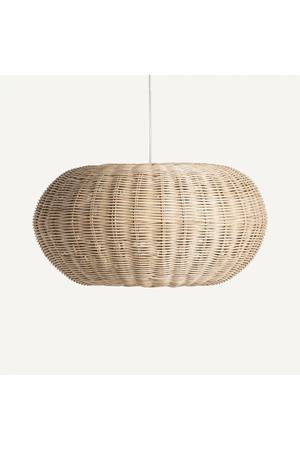   Oval Rattan Hanging Lamp M | Oroa.com