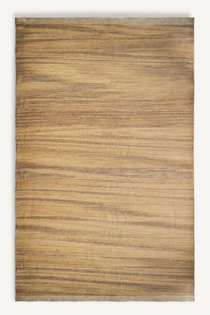   Beige Wool Area Rug 11" x 7'5" | Oroa.com