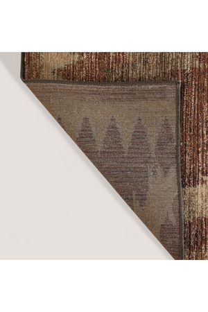   Brown Geometric Print Rug 10' x 6'5" | Oroa.com