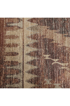   Brown Geometric Print Rug 10' x 6'5" | Oroa.com