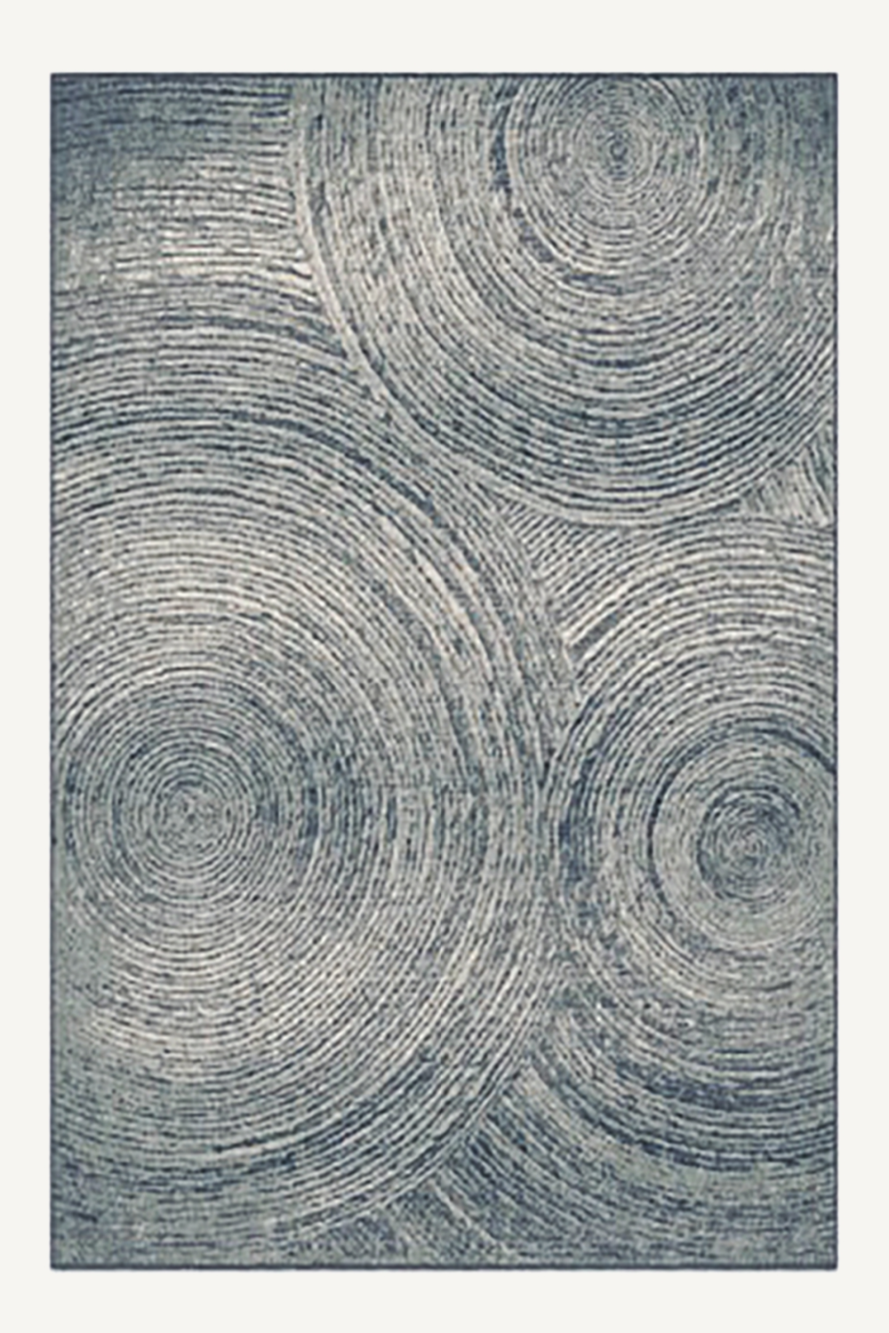   Blue Viscose Area Rug 10' x 6'5" | Oroa.com