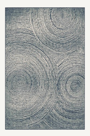   Blue Viscose Area Rug 10' x 6'5" | Oroa.com