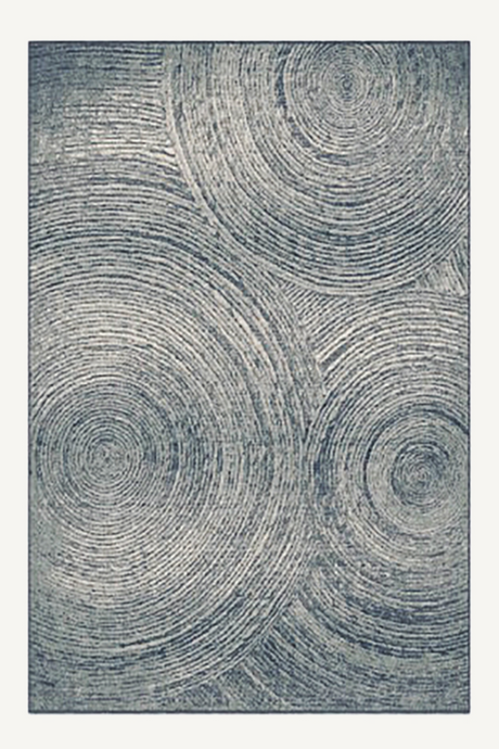   Blue Viscose Area Rug 10' x 6'5" | Oroa.com