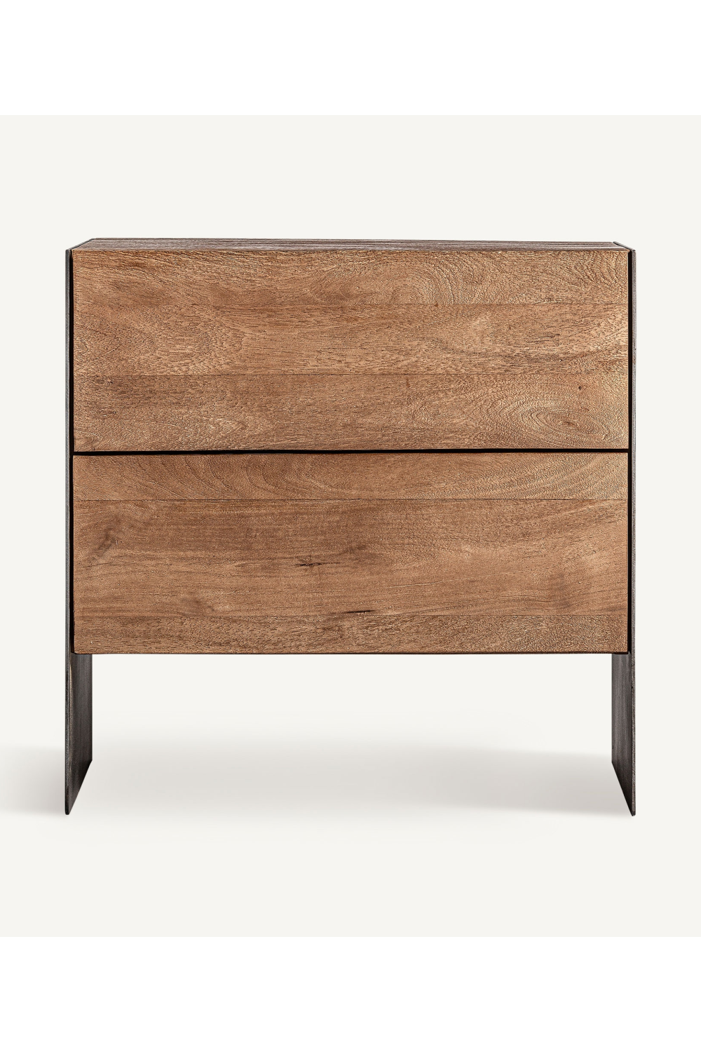   Mango Wood 2-Drawer Nightstand | Oroa.com