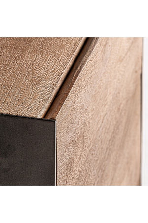   Mango Wood 2-Drawer Nightstand | Oroa.com