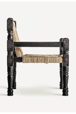   Brown Rope Accent Armchair | Oroa.com