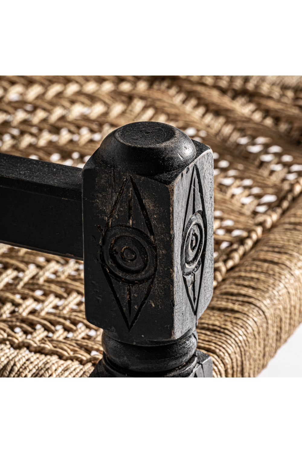   Brown Rope Accent Armchair | Oroa.com