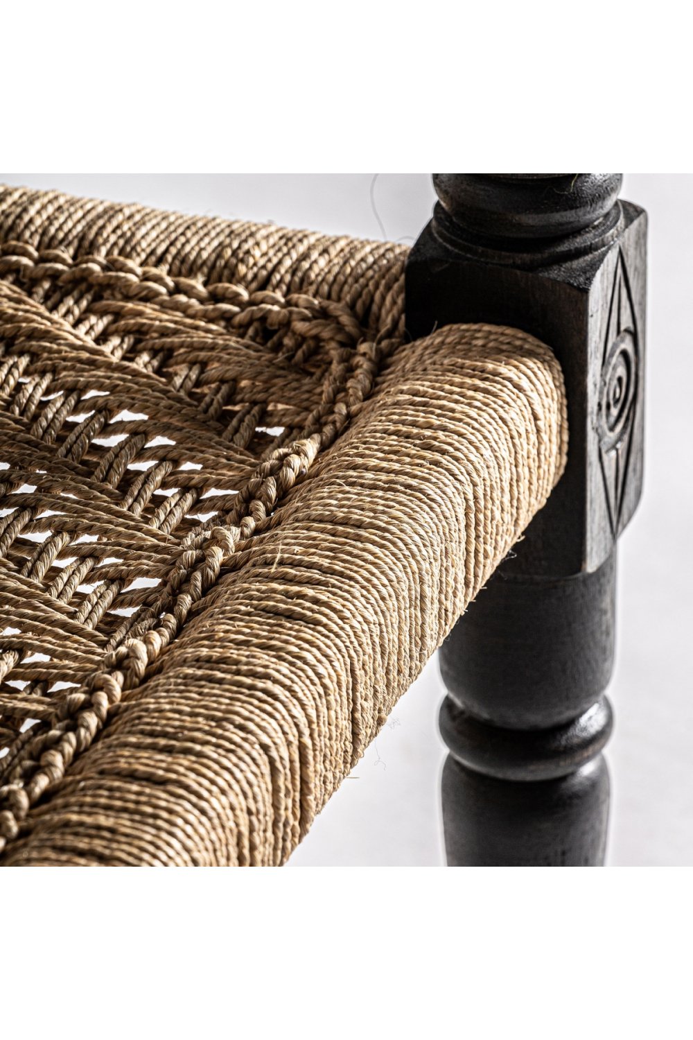   Brown Rope Accent Armchair | Oroa.com