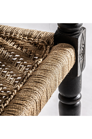   Brown Rope Accent Armchair | Oroa.com