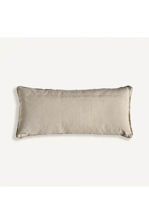   Brown Jute Rectangular Cushion | Oroa.com