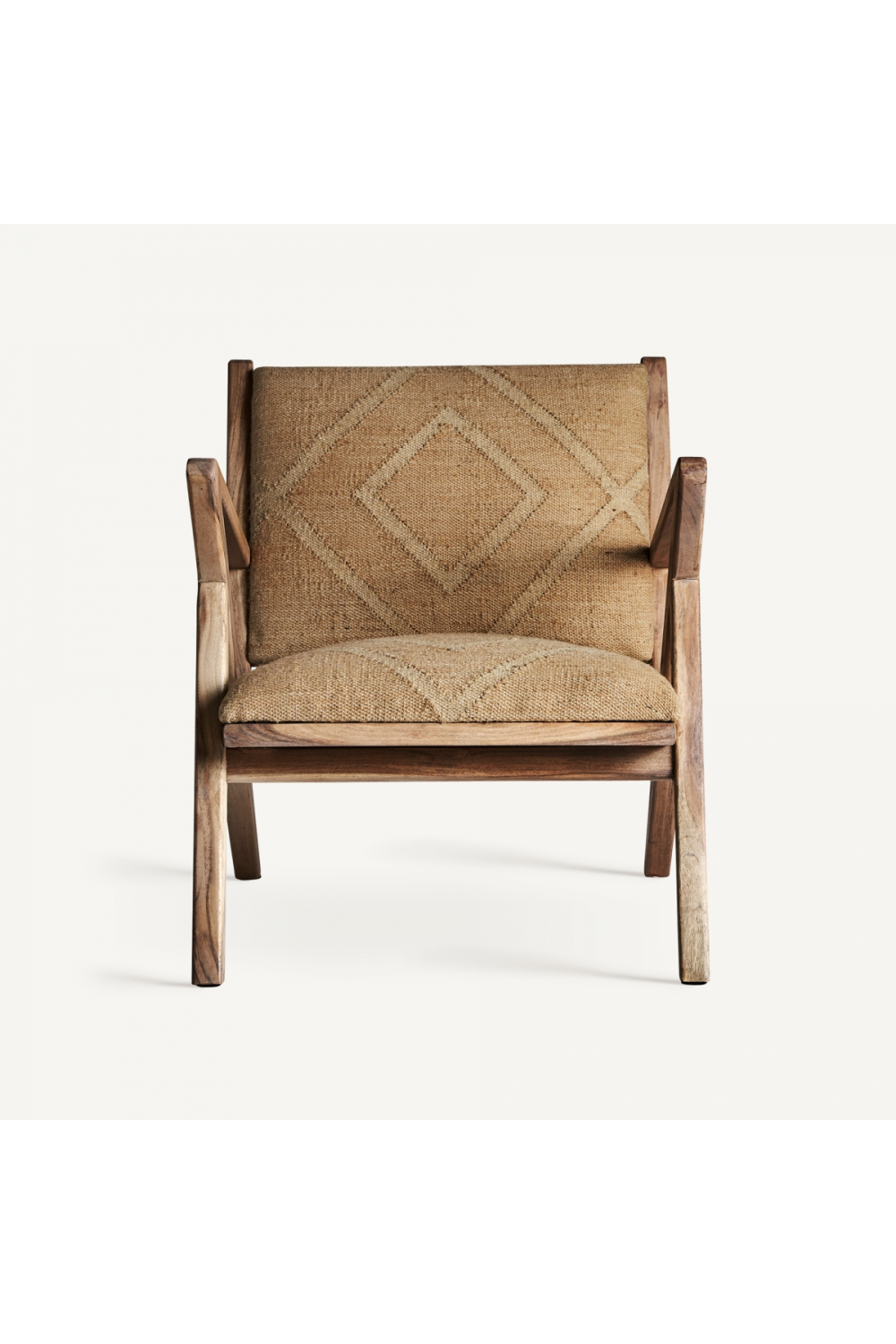   Brown Jute Armchair | Oroa.com