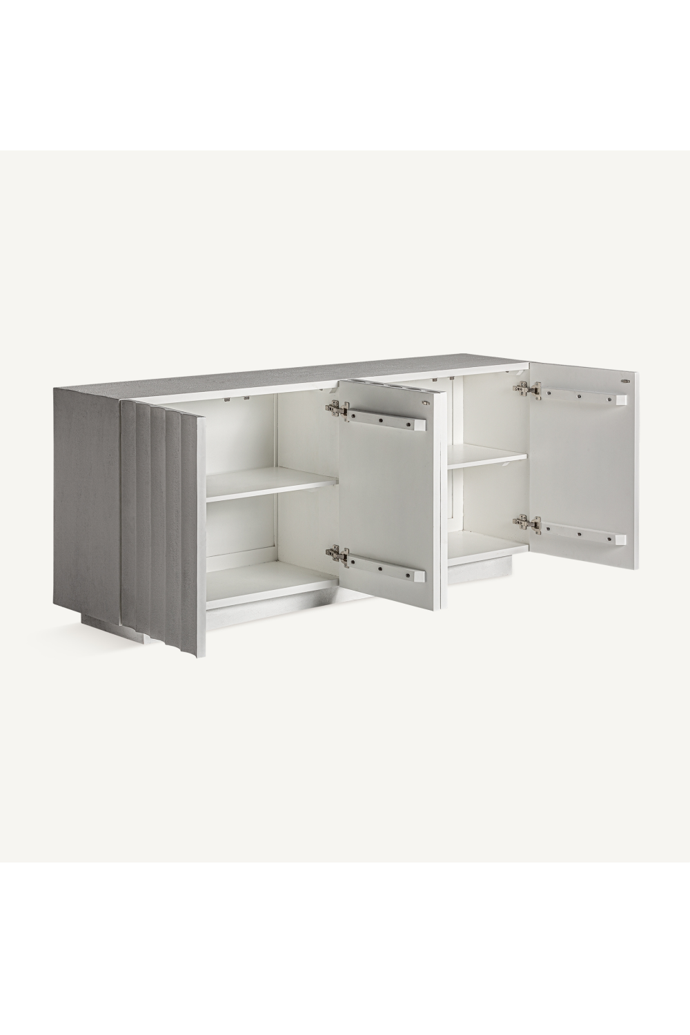   White Cement 4-Door Sideboard | Oroa.com