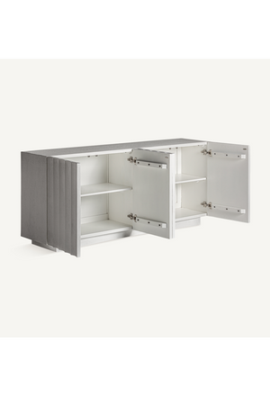   White Cement 4-Door Sideboard | Oroa.com