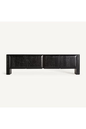   Black 4-Door Media Unit | Oroa.com