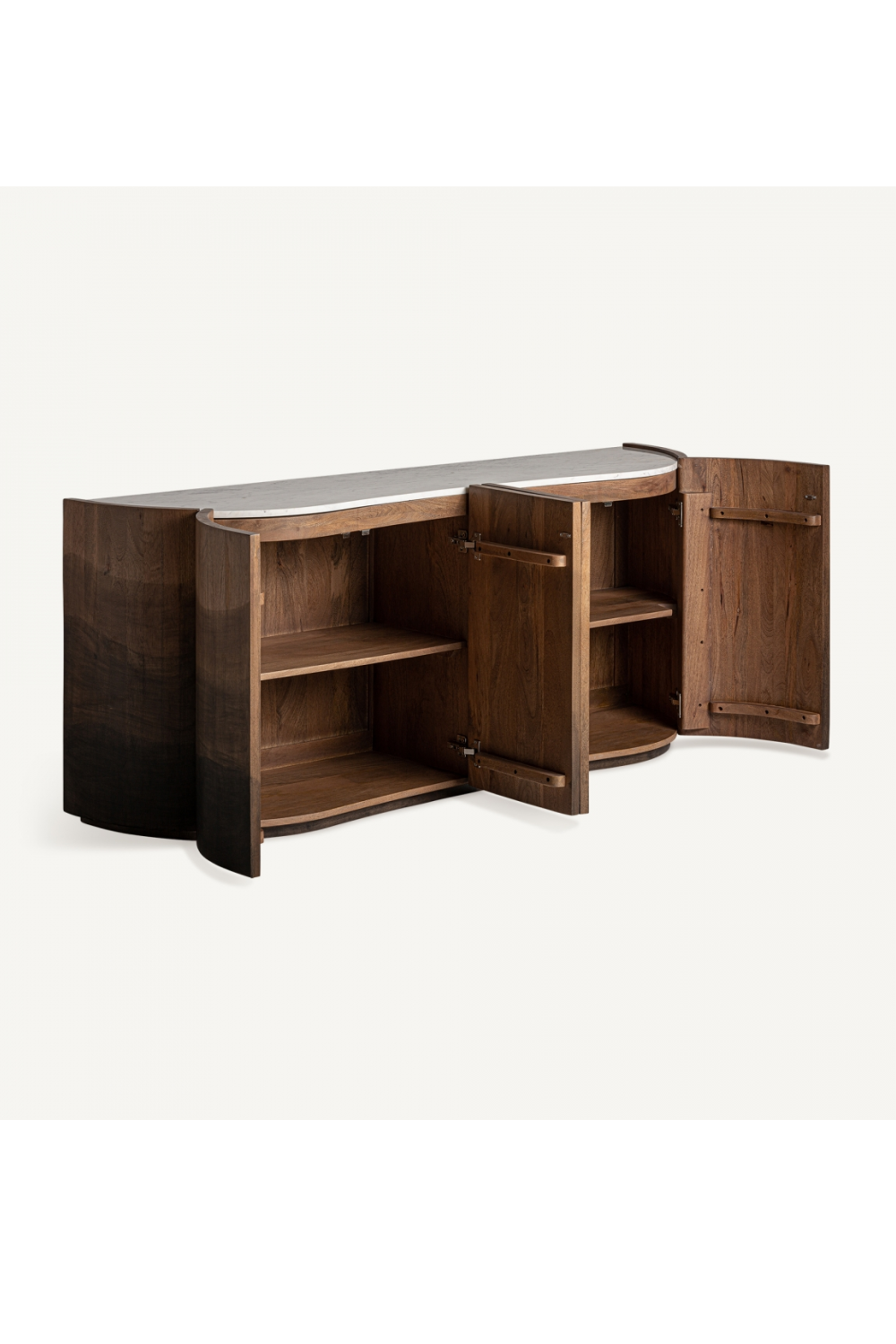   Mango Wood 4-Door Sideboard | Oroa.com