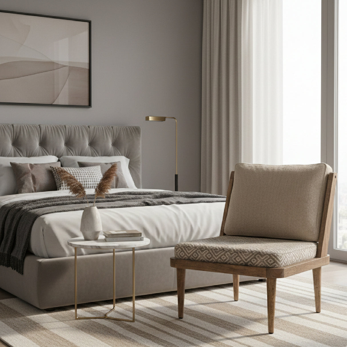   Birch Wood Lounge Chair | Oroa.com
