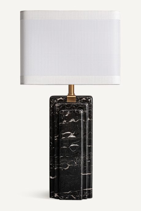   Black Marble Table Lamp | Oroa.com