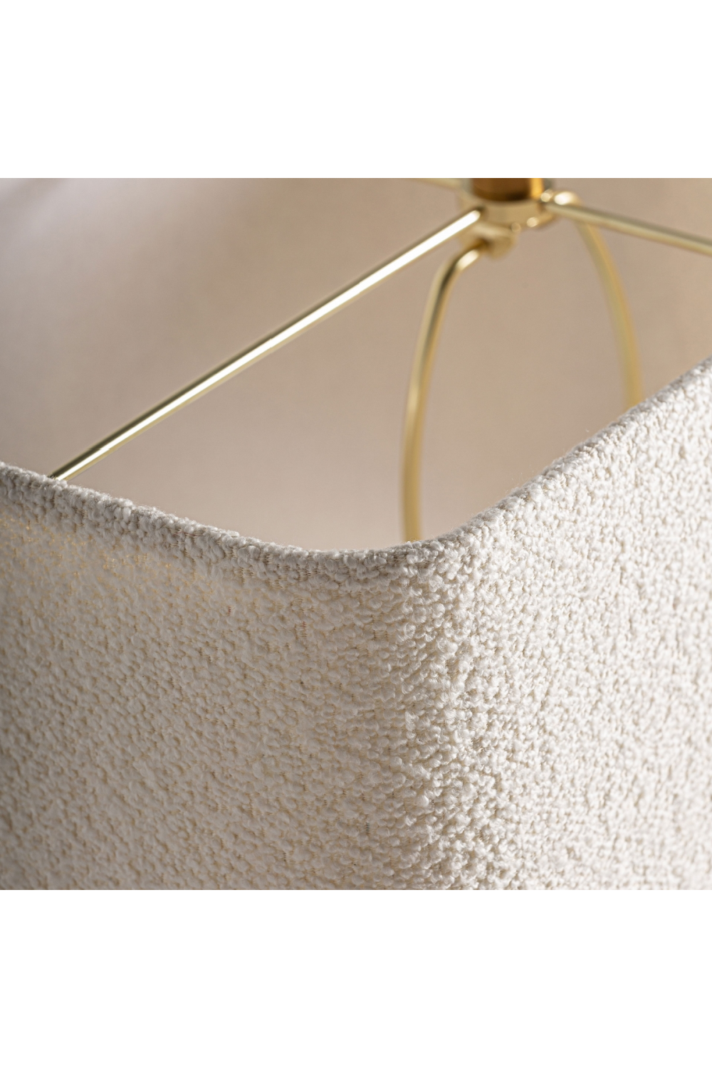   Brown Travertine Table Lamp | Oroa.com