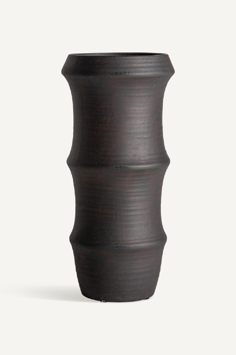   Black Ceramic Art Deco Vase (2) | Oroa.com