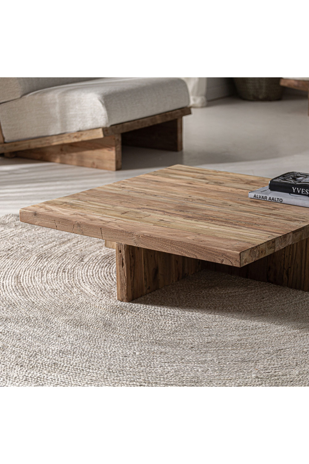   Square Teak Coffee Table | Oroa.com