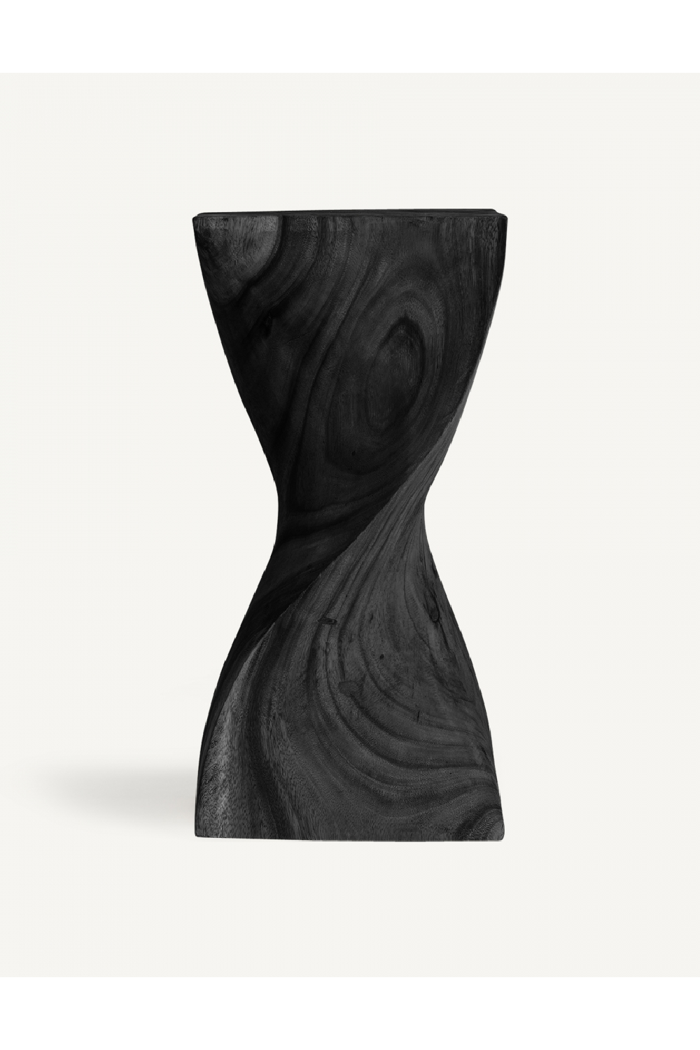   Black Wooden Twisted Side Table | Oroa.com