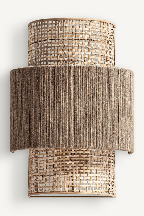   Jute Boho Wall Lamp | Oroa.com