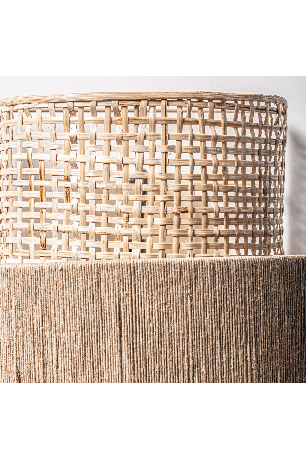   Jute Boho Wall Lamp | Oroa.com