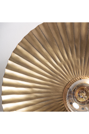   Gold Fluted Wall Lamp | Oroa.com