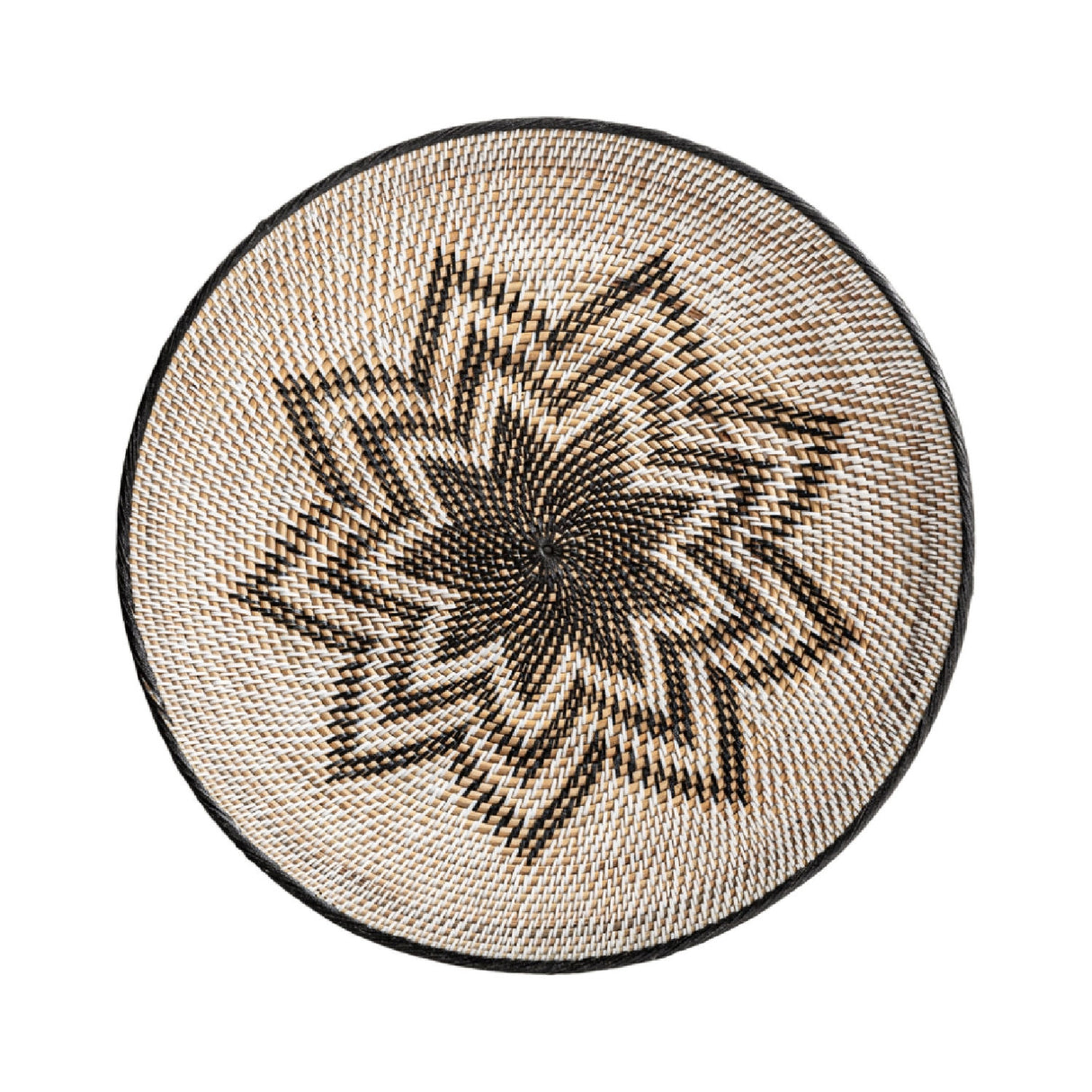   Boho Rattan Decorative Plate | Oroa.com