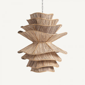   Modern European furniture - Coconut Wood Boho Pendant Light - www.oroa.com | Oroa.com