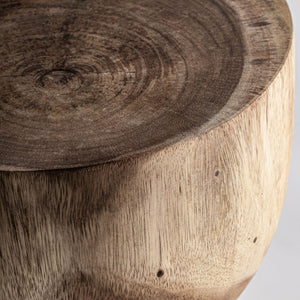   Suar Wood Hourglass Side Table | Oroa.com