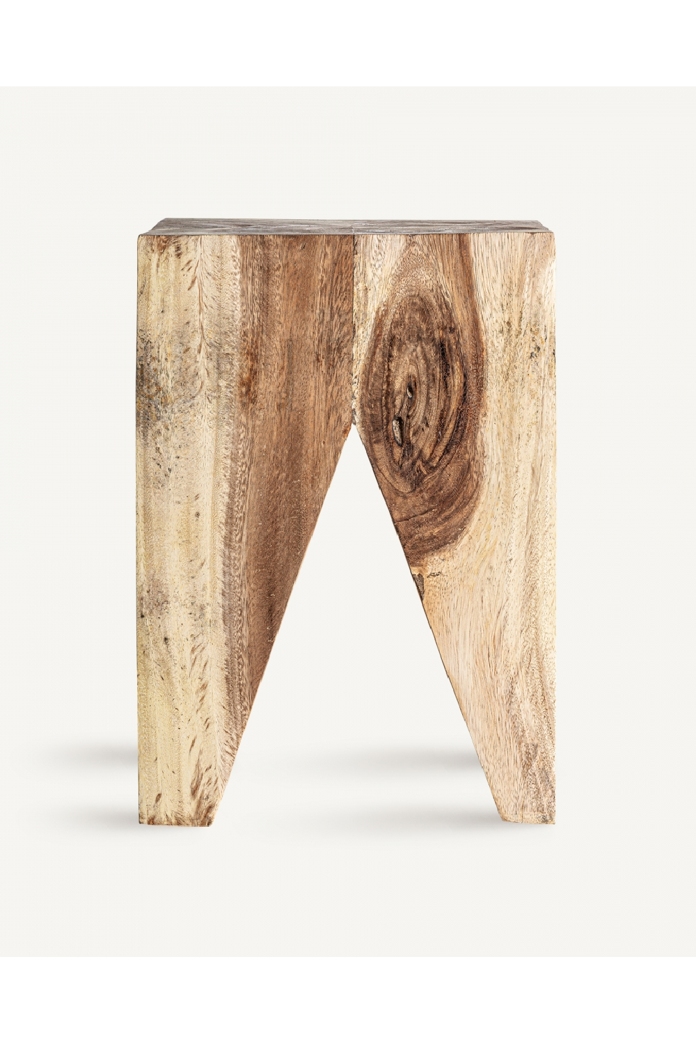   Geometrical Suar Wood Side Table | Oroa.com