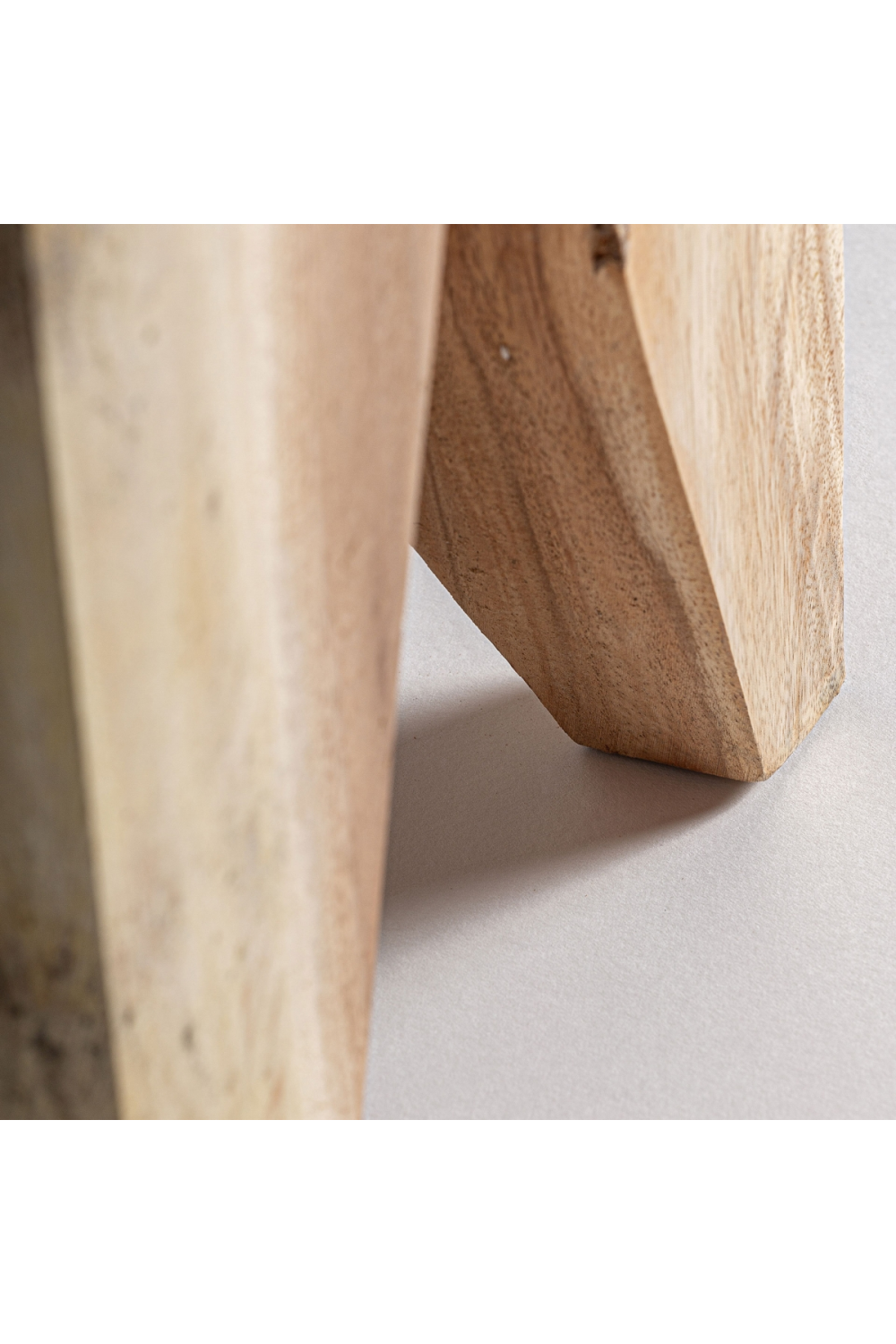   Geometrical Suar Wood Side Table | Oroa.com