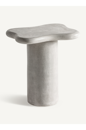   Cement Organic-Shaped Side Table | Oroa.com