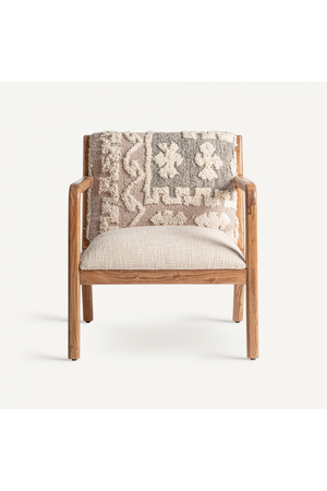   Mango Wood Framed Armchair | Oroa.com