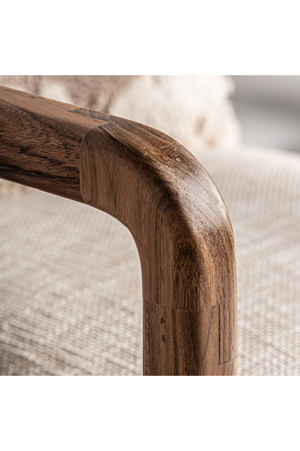   Mango Wood Framed Armchair | Oroa.com